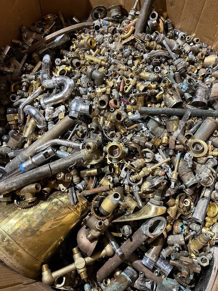Brass valves & fittings at United Recycling Scrap Metals