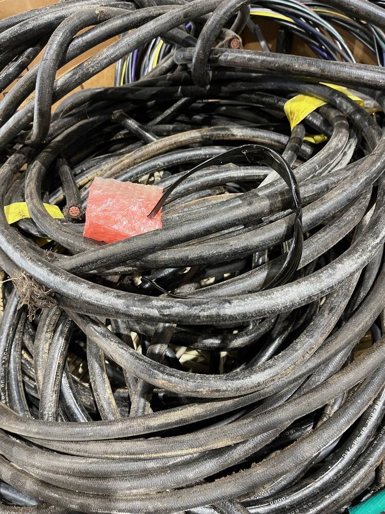 Heavy cable at United Recycling Scrap Metals