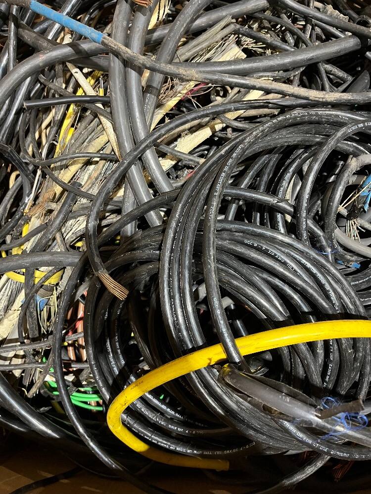 Insulated wire at United Recycling Scrap Metals