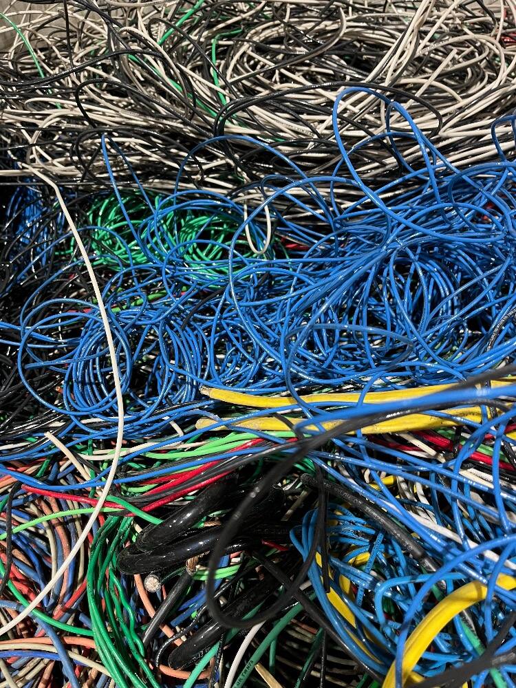 Mixed wire load at United Recycling Scrap Metals